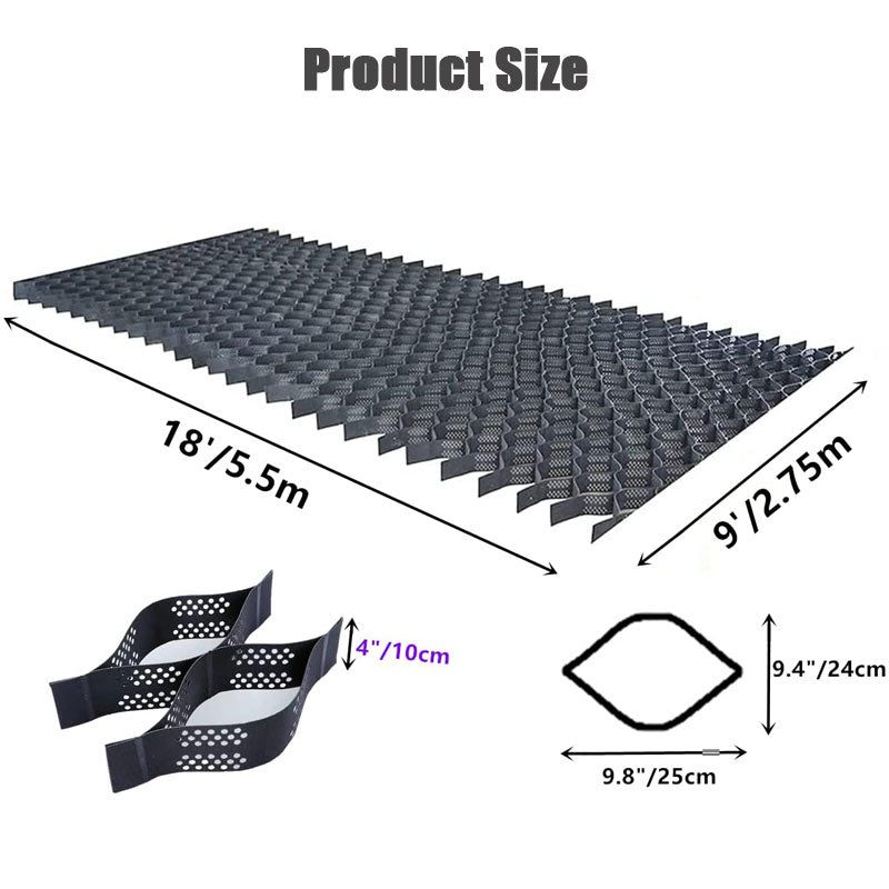 Plastic Geogrid, Honeycomb Grid, Ground Grid, Suitable For Landscaping