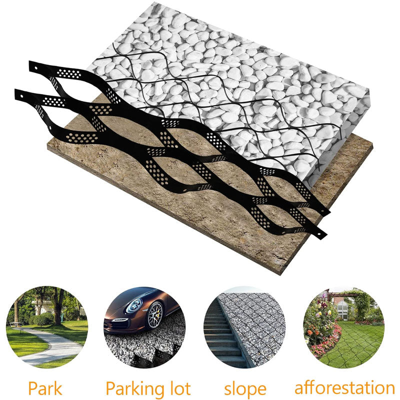 Honeycomb Geocell, Indoor Grass River Channel Perforated Hdpe, River Channel Mine High Strength Geocell