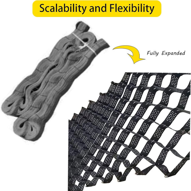 Geogrid Ground Grid, Thick Honeycomb Permeable Paving Gravel Stabilization Grid