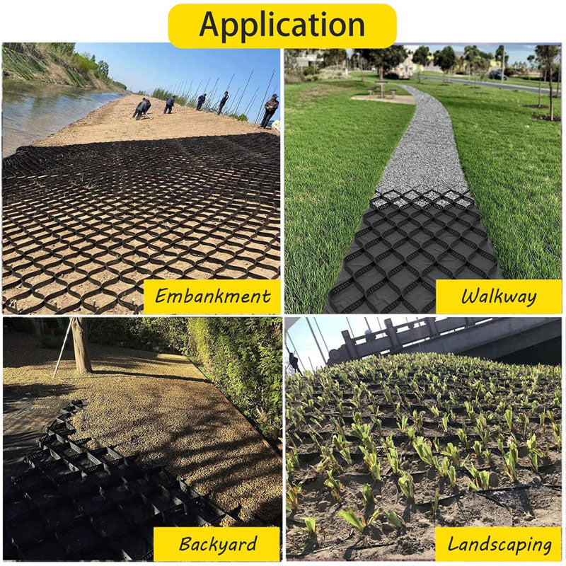 Geogrid Ground Grid, Thick Honeycomb Permeable Paving Gravel Stabilization Grid