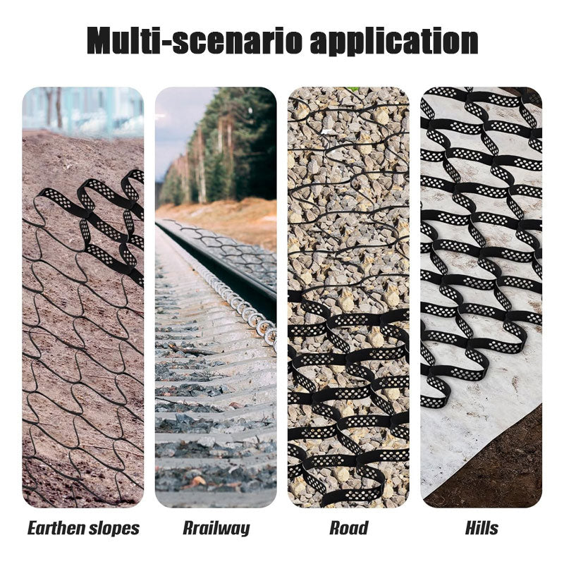 Subgrade Gravel Grid, Foldable Permeable Paving Blocks For Garden Driveway Slopes