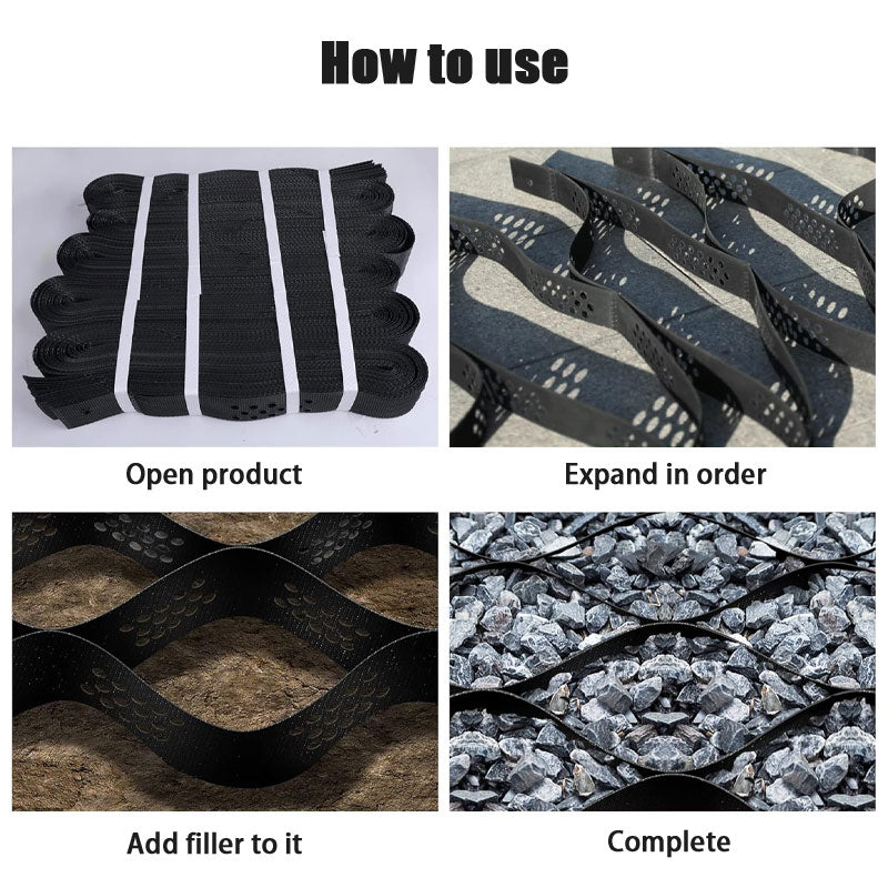 Honeycomb Geoglery, Hdpe, High Strength Geoglery In River Mine