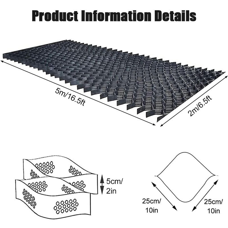 High Strength Geocell, Beehive Cell For River Slope Protection Foundation Reinforcement