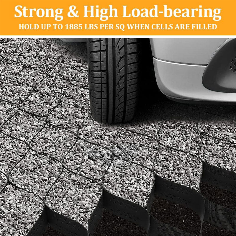 Geogrid Ground Grid 4" (9x17 ft) 155 Sq. ft. Geogrid Cell For Light Traffic Areas