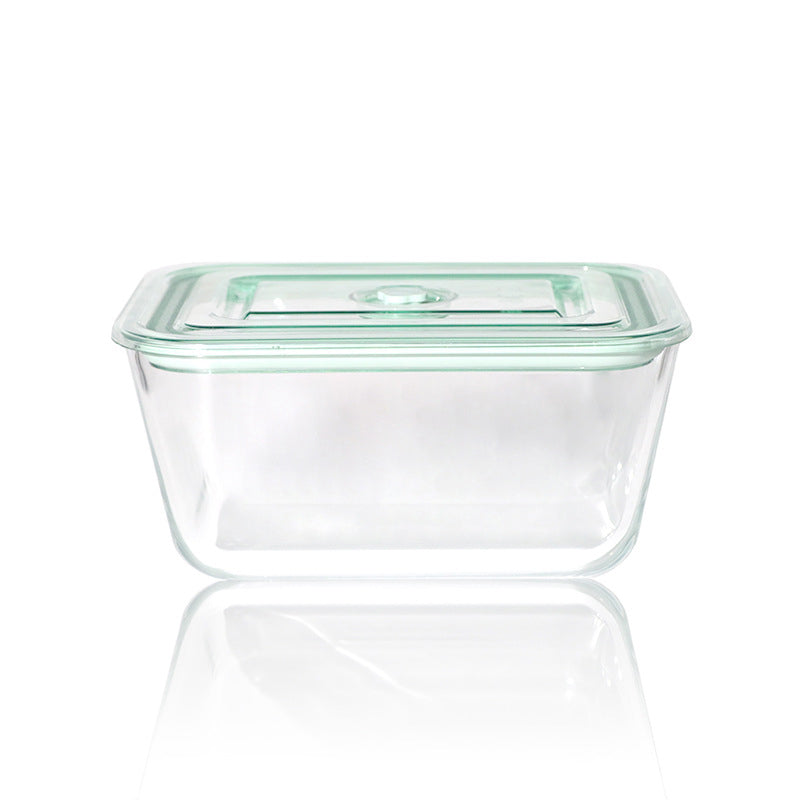 Fresh-Keeping Box Glass Lunch Box Microwave Heating Refrigerator Storage Box Pickles Kimchi Sealed Box With Lid