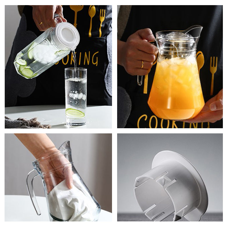 Duckbill Kettle 1300ML Cold Water Kettle Glass Kettle Large Capacity Teapot Household Cold Boiled Water Cup