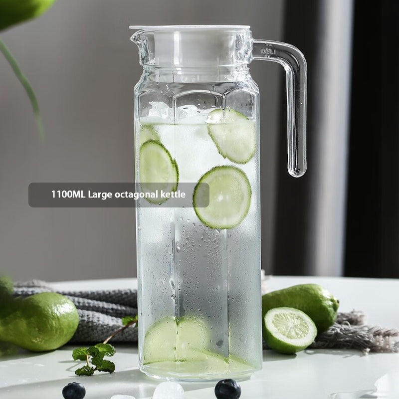 Duckbill Kettle 1300ML Cold Water Kettle Glass Kettle Large Capacity Teapot Household Cold Boiled Water Cup