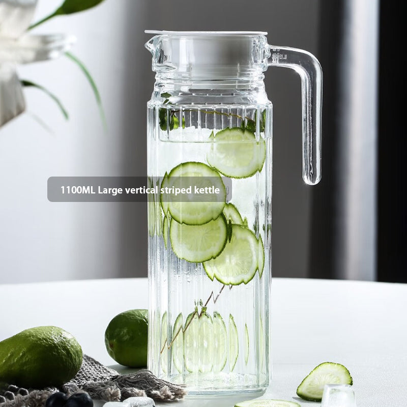 Duckbill Kettle 1300ML Cold Water Kettle Glass Kettle Large Capacity Teapot Household Cold Boiled Water Cup