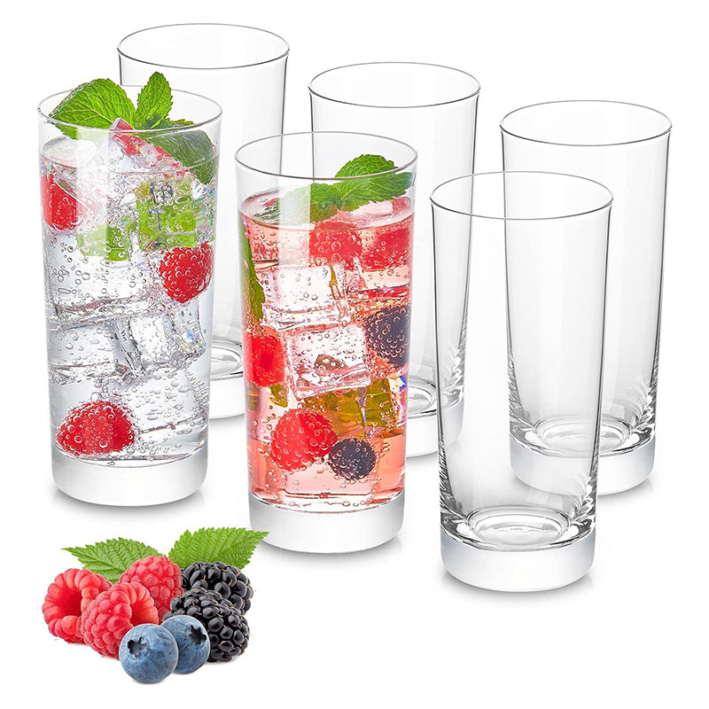 Heat-Resistant Drinking Glasses Set of 6 Double Fashioned Glass Tumble– My  Store