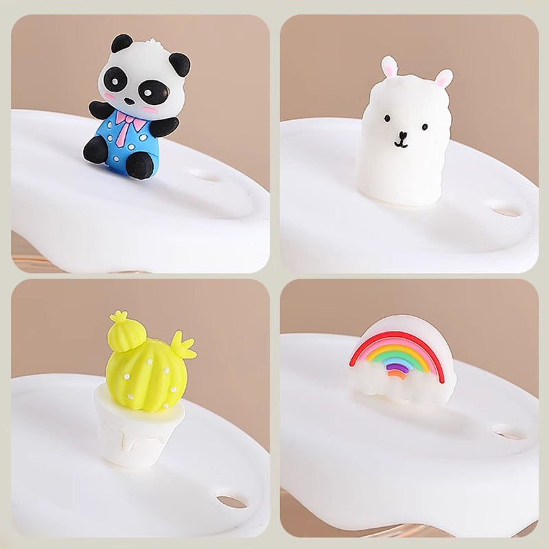 High Borosilicate Glass Water Cup Large Capacity High Temperature Resistant Kettle With Lid And Straw For Office