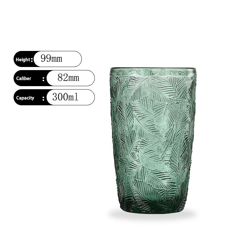 Glass Water Cup Juice Cup Beverage Dark green Beer Cup Whiskey Glass Wholesale Bar