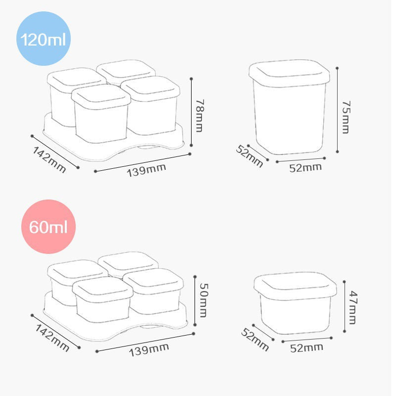 Baby Food Storage Box, Baby Food Storage Box, Baby Food Storage Box, Baby Food Storage Box