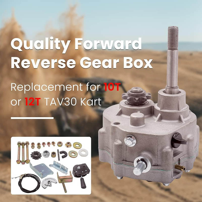 Go Kart Forward Reverse Gear box for 2HP - 13HP Engine 4 Stroke Only Works with 30 Series Torque Converter 3 Shift Modes