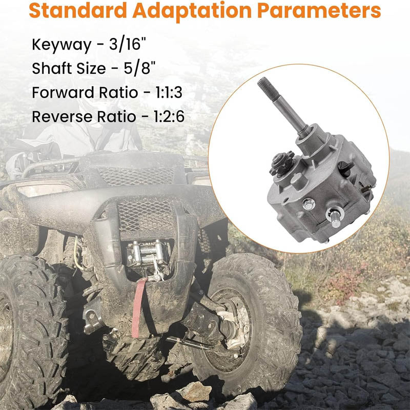 Go Kart Forward Reverse Gear box for 2HP - 13HP Engine 4 Stroke Only Works with 30 Series Torque Converter 3 Shift Modes