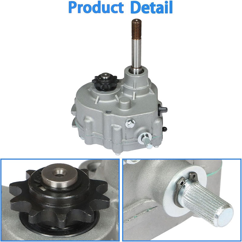 Go Kart Forward Reverse Gearbox Kit Replacement for 2HP-13HP Engine 4 Stroke 30 Series Torque Converter 35 Chain Go Karts Accessories