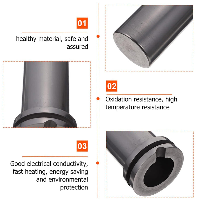 Metal Jewelry Graphite Crucible Graphite Mold Furnace Melting Crucible Graphite Casting Mold Copper Casting Crucible Dish