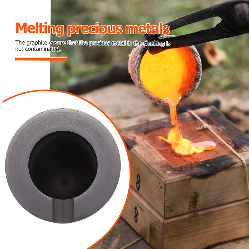 Metal Jewelry Graphite Crucible Graphite Mold Furnace Melting Crucible Graphite Casting Mold Copper Casting Crucible Dish
