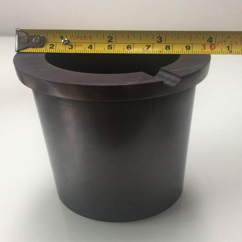 5kg Graphite Crucible High Purity for Melting Metal Gold Silver Copper Aluminum Smelting Furnace Metal Graphite Jewelry