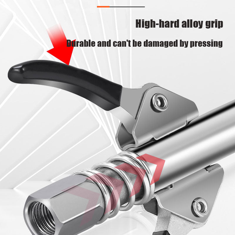 Grease Gun Nozzle Self-Locking Grease Nozzle, New Grease Gun Head Lock, Grease Gun Accessories