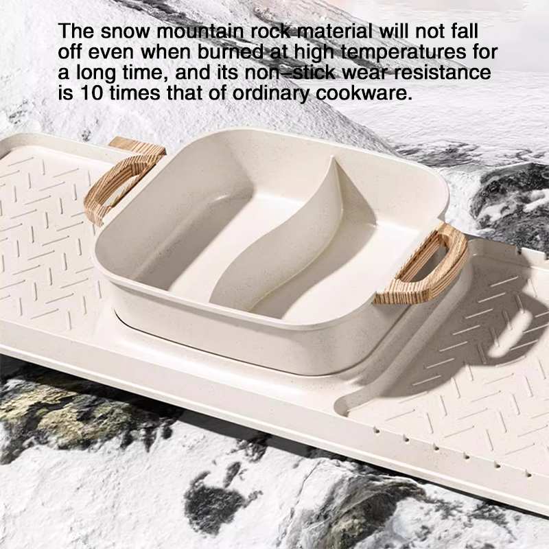 2200W Electric Hot Pot Barbecue Grill Electric Baking Tray Hot Pot Two-In-One Hot Pot Household Multi-Functional Smokeless Electric Oven Indoor Barbecue Tray