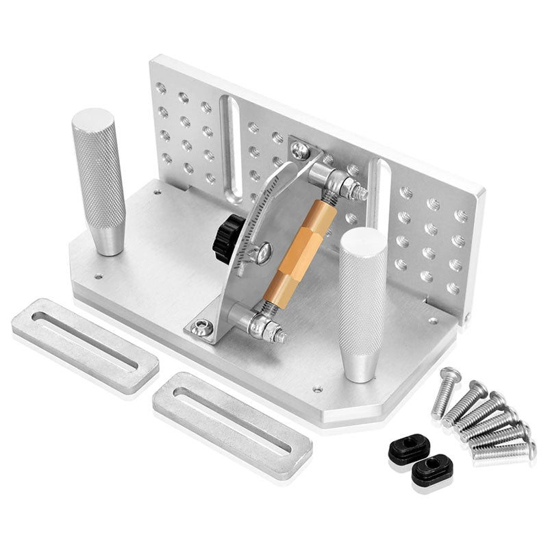 Belt Grinder Knife Holder, 7-3/4 Inch Long Knife Sharpener Positioner Adjustable Angle -5°~ 25°, Belt Sharpener Holder With Double Handles