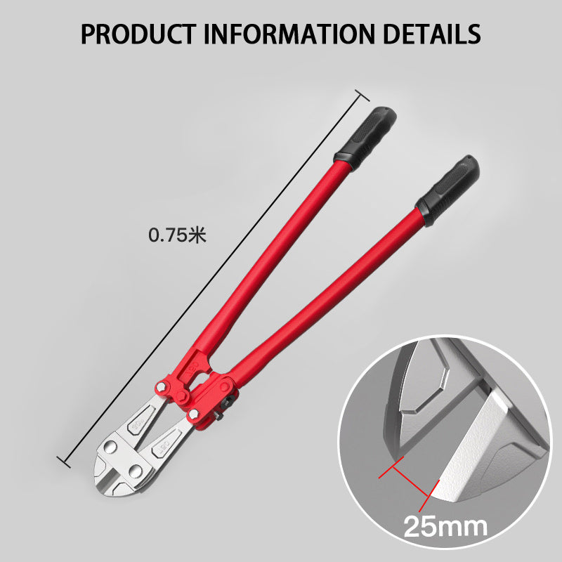 Electrical Bolt Cutters, Heavy Duty Steel Cable Cutters Manual Portable Pliers Tools