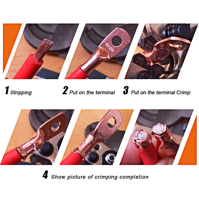 Cable Ear Sc Terminal Crimping Pliers, Hand Tool Cable Cutter For Crimping 6-50mm² Cables