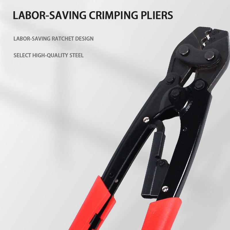 Ratchet Terminal Crimping Pliers, Labor-Saving Crimping Pliers