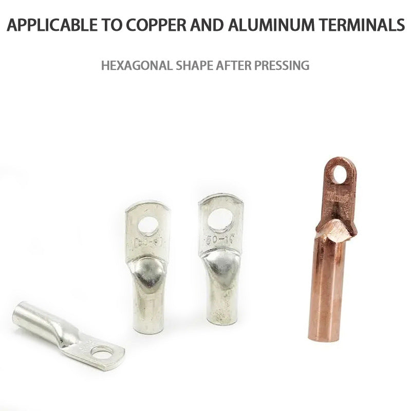 Strong Crimping Pliers, Hexagonal Crimping Bare Terminal Opening Copper And Aluminum Terminal Crimping