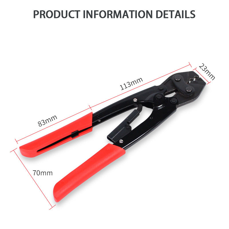 Ratchet Terminal Crimping Pliers, Labor-Saving Crimping Pliers