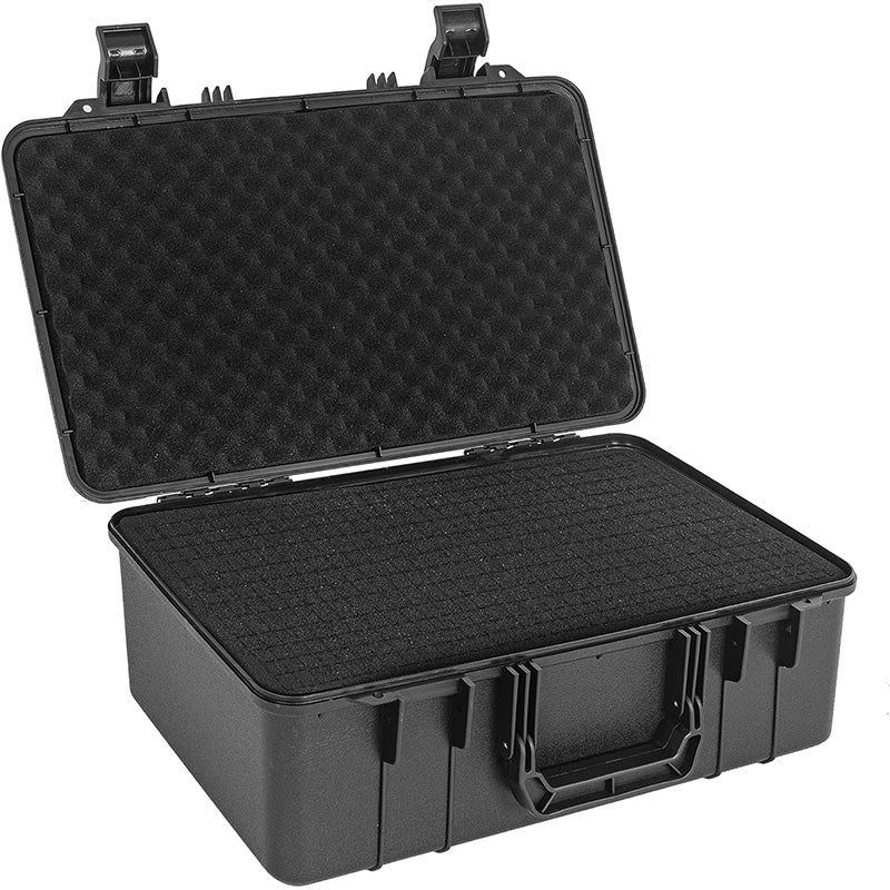 Anti-fall 17" x 10" x 5.9" Tool Safety Box for Travel Outing Handheld Portable Storage Case Hard Box Waterproof Hard Case for Microphone,Drones, Camera