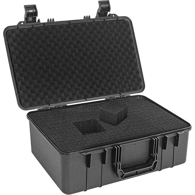 Anti-fall 17" x 10" x 5.9" Tool Safety Box for Travel Outing Handheld Portable Storage Case Hard Box Waterproof Hard Case for Microphone,Drones, Camera