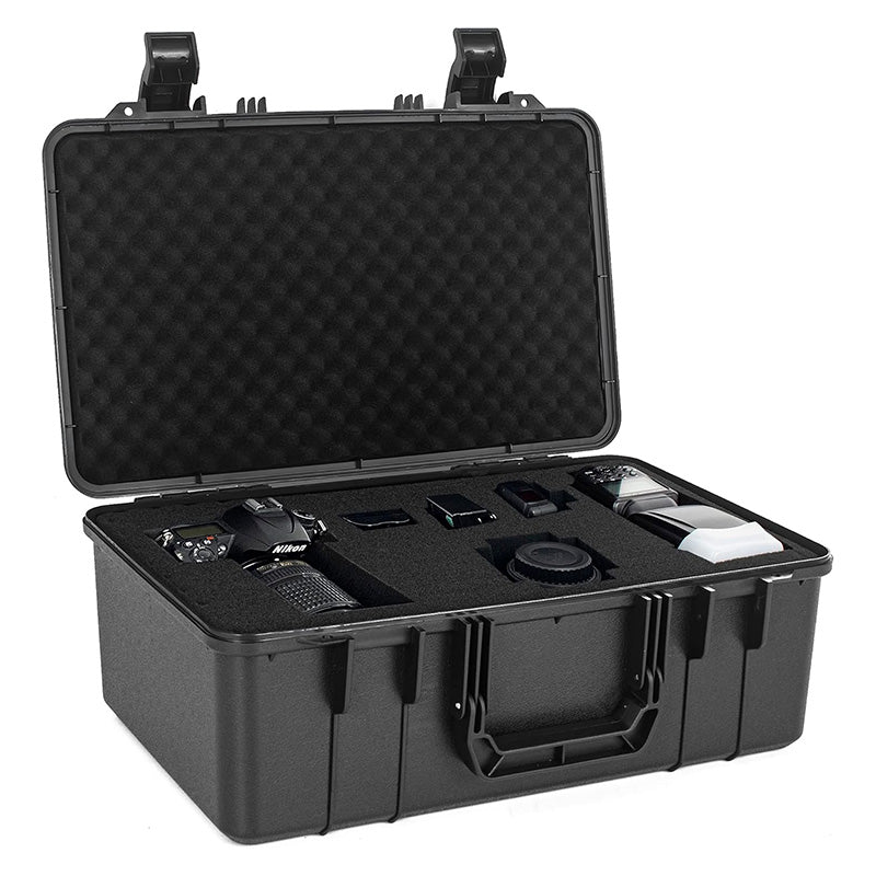 Anti-fall 17" x 10" x 5.9" Tool Safety Box for Travel Outing Handheld Portable Storage Case Hard Box Waterproof Hard Case for Microphone,Drones, Camera