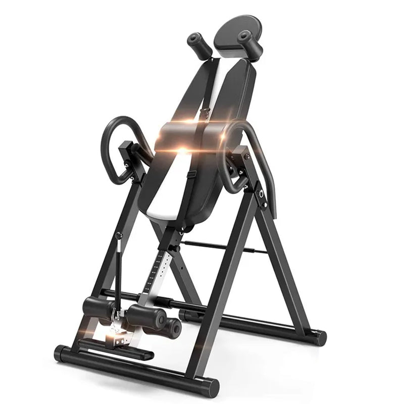 Home Sport Fitness Back Pain Release Folding Adjustable Inversion Table, Improve Posture And Spinal Health,300lbs Weight Capacity Safe Easy Inversion Therapy Home Gym