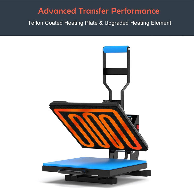 15"x15" High Pressure Heat Press For T-Shirts Digital Industrial Sublimation Printer For Heat Transfer Vinyl