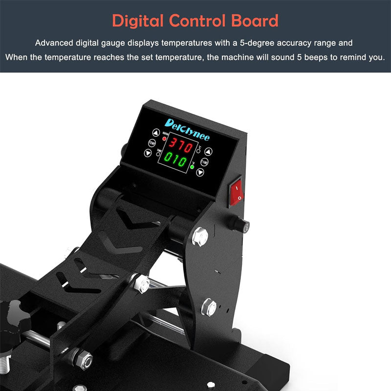 15"x15" High Pressure Heat Press For T-Shirts Digital Industrial Sublimation Printer For Heat Transfer Vinyl