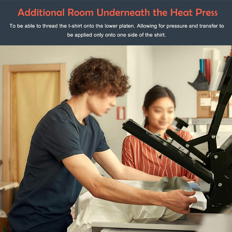 15"x15" High Pressure Heat Press For T-Shirts Digital Industrial Sublimation Printer For Heat Transfer Vinyl