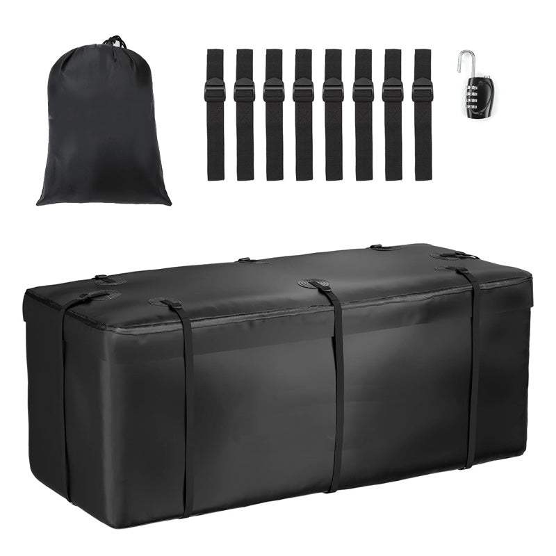 Hitch Device Cargo Bag Lock Waterproof Soft Shell, Including 8 Reinforcement Belts, Suitable For All SUV Belt Hitch Device Cargo Basket