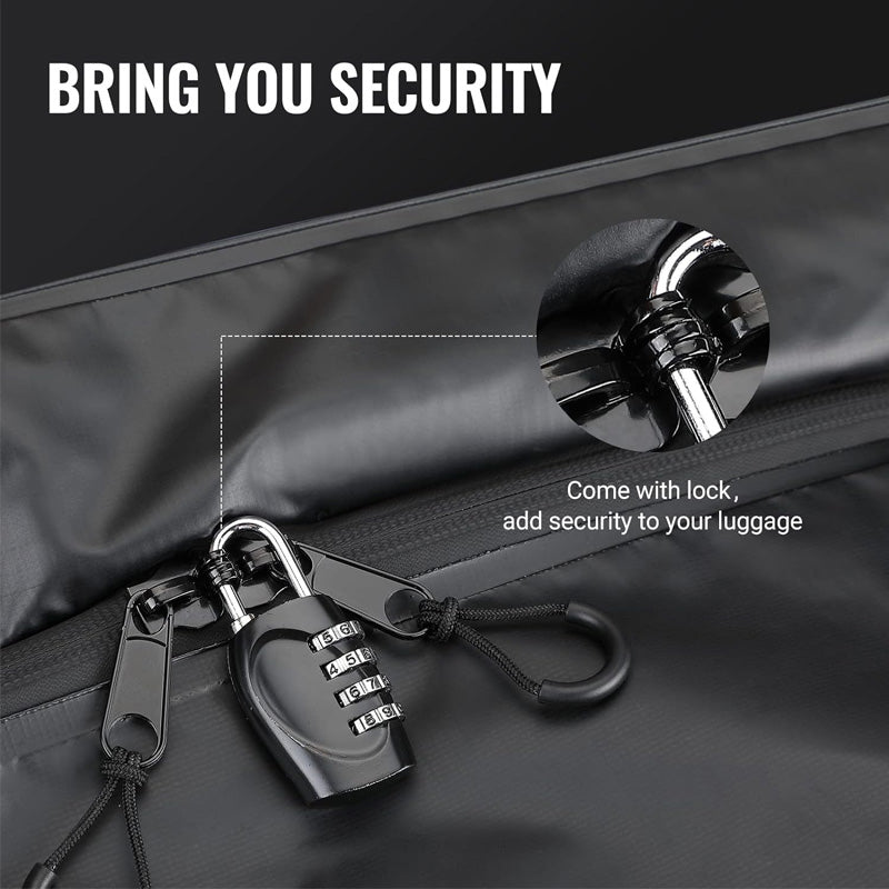 Hitch Device Cargo Bag Lock Waterproof Soft Shell, Including 8 Reinforcement Belts, Suitable For All SUV Belt Hitch Device Cargo Basket