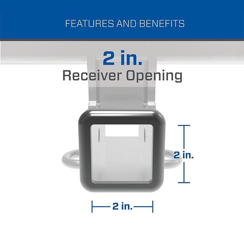 Hitch Receivers ,Trailer Hitch, 2" Square Receiver, Compatible with 2022-2024 Jeep Grand Cherokee, 2021-2024 Jeep Grand Cherokee L