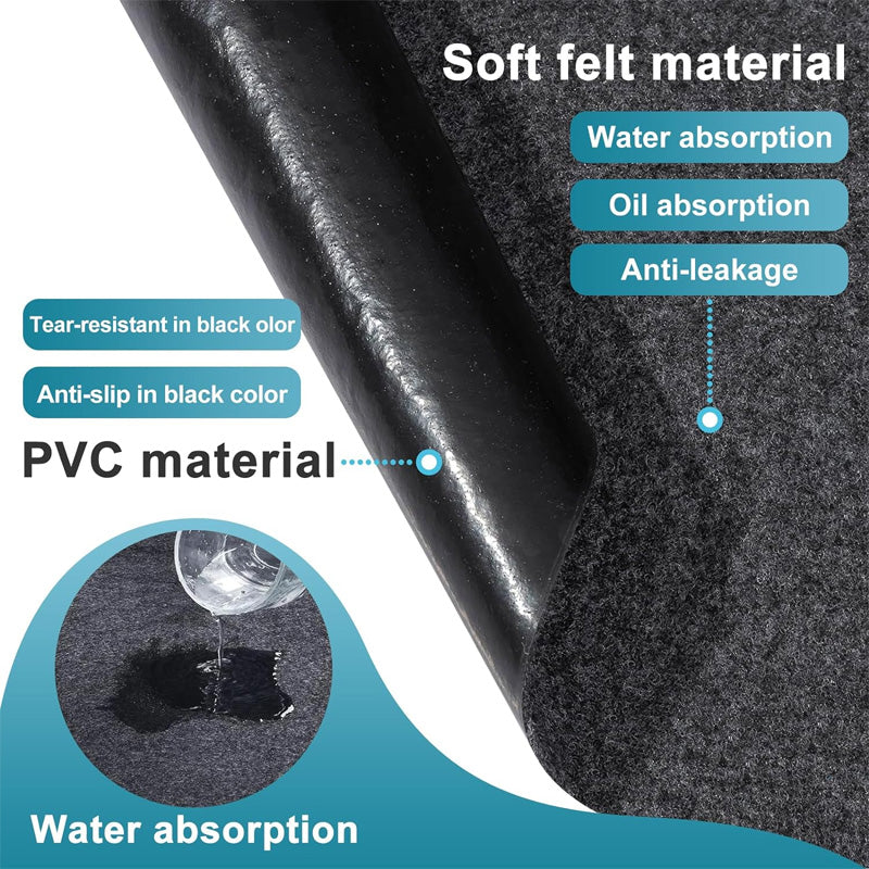 90 Inch Diameter Round Inflatable Hot Tub Mat, Extra Large Inflatable Hot Tub Mat, Waterproof Non-Slip Backing, Floor Protector, Reusable