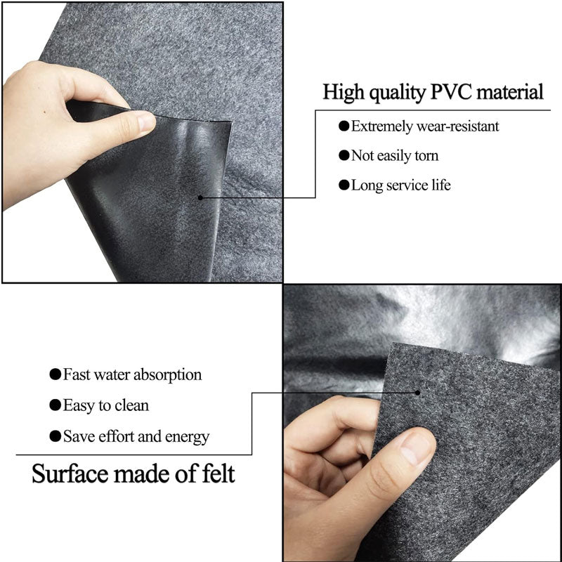 90"x102" Outdoor Hot Tub Mat, Water Absorbent Waterproof Floor Mat For Inflatable Hot Tubs, Floor Protectors, Spa Pool Floor Protection