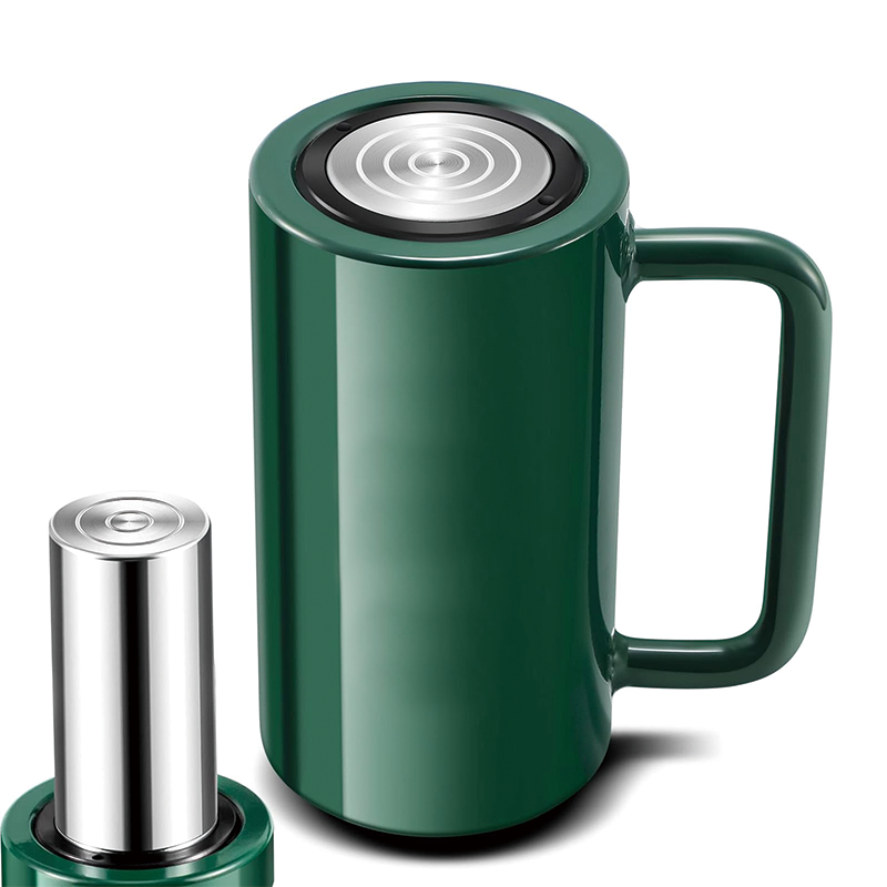 20 ton Hydraulic Cylinder Jack,100mm Max Stroke Hydraulic Lifting Cylinder Single Acting Power Jack Small Portable Retract Automatically Only a Jack