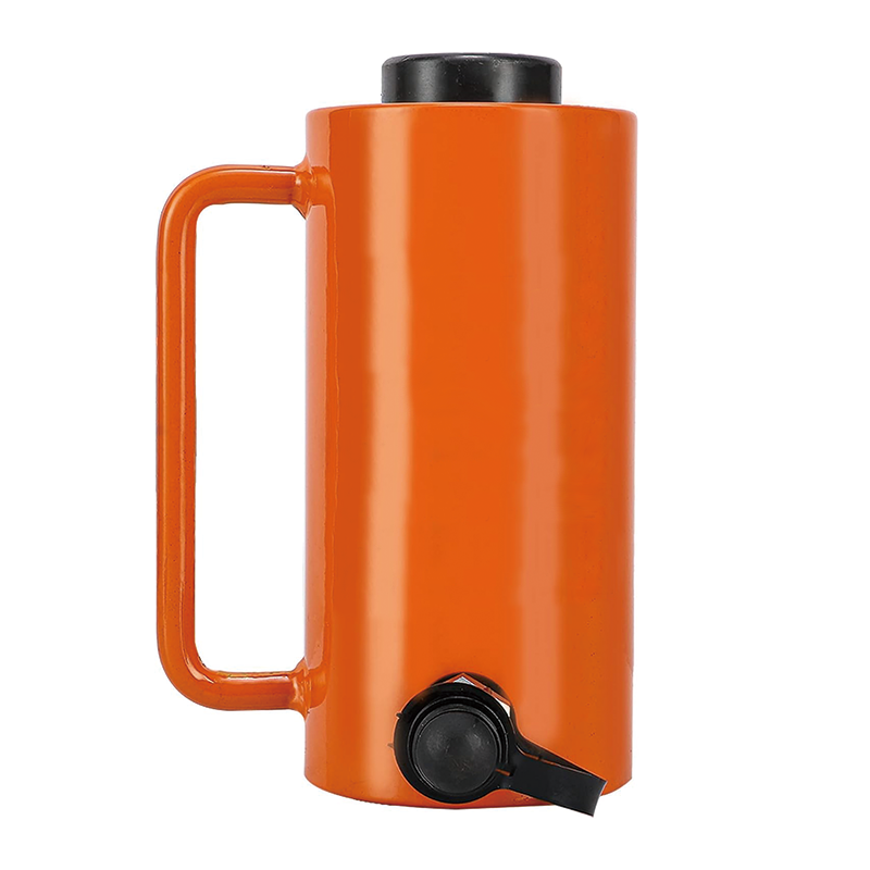 30T 4 Inch Hydraulic Cylinder Jack,Stroke Single Acting Hydraulic Cylinder,Hydraulic Solid Jack Industrial Lifting Jack Ram for Machinery Shipbuilding