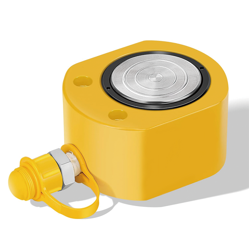 30 tons Hydraulic Cylinder Jack,0.55” Low Profile Hydraulic Porta Power Ram Jack Mini, Portable for Shipbuilding, Bridge, Construction