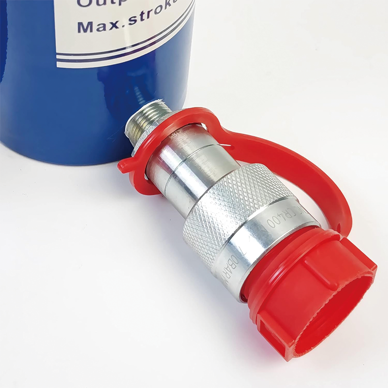 Hydraulic Cylinder Jack,20 Ton Hydraulic Cylinder Ram Single Acting 6" Inch Stroke,Portable Hydraulic Solid Jack Hydraulic Lifting Cylinders