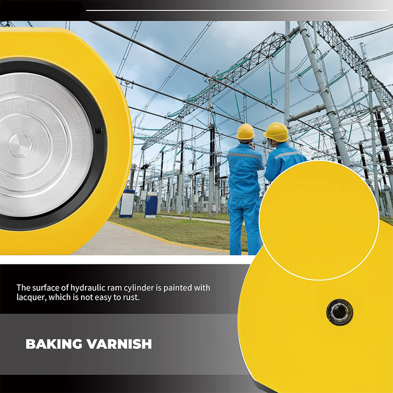 30 tons Hydraulic Cylinder Jack,0.55” Low Profile Hydraulic Porta Power Ram Jack Mini, Portable for Shipbuilding, Bridge, Construction