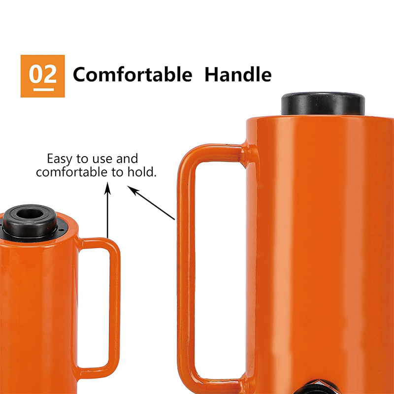 30T 4 Inch Hydraulic Cylinder Jack,Stroke Single Acting Hydraulic Cylinder,Hydraulic Solid Jack Industrial Lifting Jack Ram for Machinery Shipbuilding