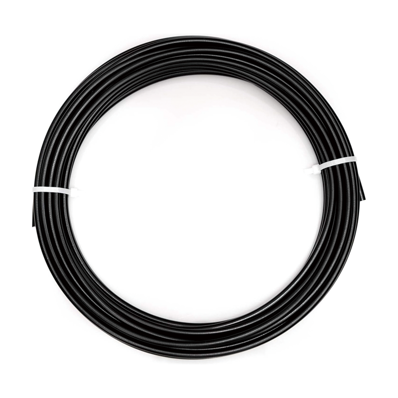 Hydraulic Hose with 2 High-Tensile Steel Wire Braid,1/4 inch x 50 ft,Bulk Hydraulic Hose -40°C to 100°C,Hydraulic Oil Flexible Hose