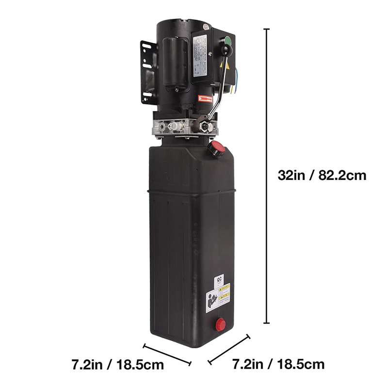 Hydraulic Power Unit,4 Gallon Hydraulic Pump,220V 3450 RPM 2HP Single Phase Electric Hydraulic Car Lift Pump for Car Lifting Platforms